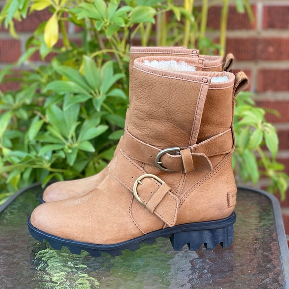 Sorel Phoenix Moto Cozy Shearling Boots 